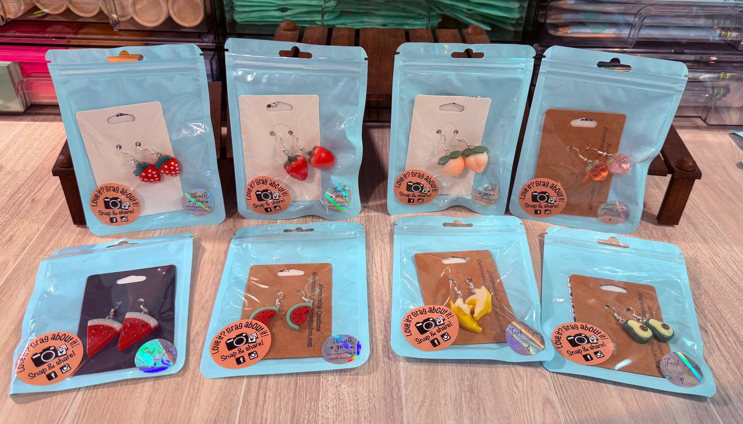Premium Item - Fruit Earrings