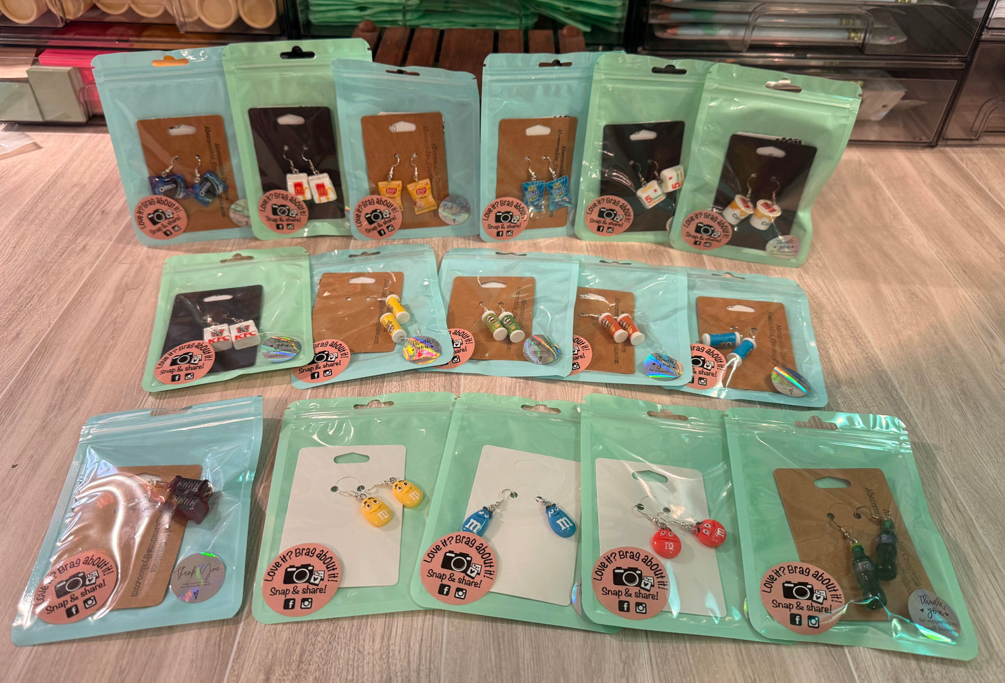 Premium Item - Food & Drink Earrings