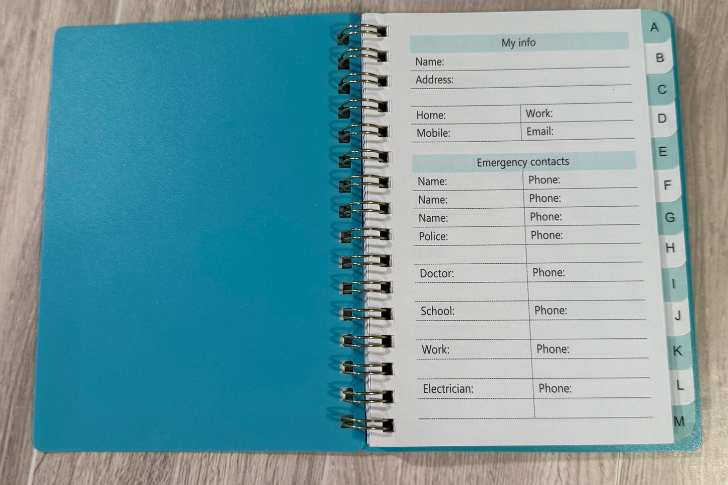 Premium Item - Password Book